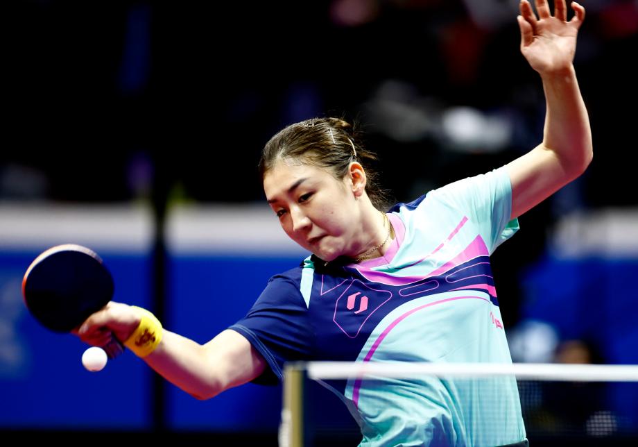 [图]陈梦4-1战胜朱雨玲 夺得全运会乒乓球女单铜牌